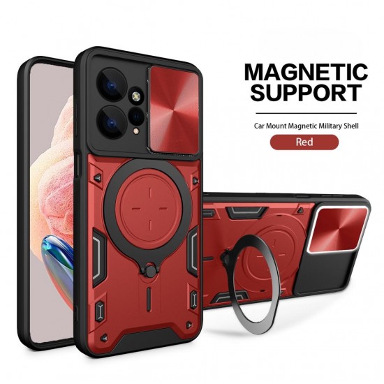 Θήκη Armor μαγνητική με προστασία κάμερας για Redmi Note 12s