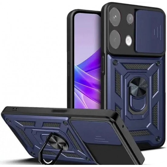 Θήκη Armor με προστασία κάμερας για Redmi Note 13 Pro 5g/X6 Poco