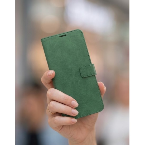 Θήκη Book για Redmi 15C Πράσινη –  Μαγνητικό Κλείσιμο & Προστασία 360°