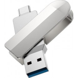 USB Stick 16GB με υποδοχή Type-C για απευθείας κατέβασμα δεδομένων από το κινητό