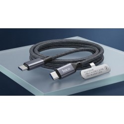 Καλώδιο ταχείας φόρτισης Hoco usb-c σε usb-c 1,8 μετρων 240W