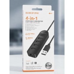 BOROFONE 4-in-1 Φορητός Αντάπτορας