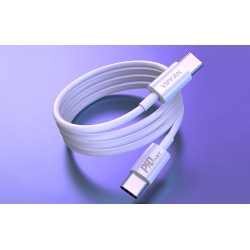 Καλώδιο Φόρτισης Type-C σε Type-C 60W – Λευκό, 2 Μέτρα