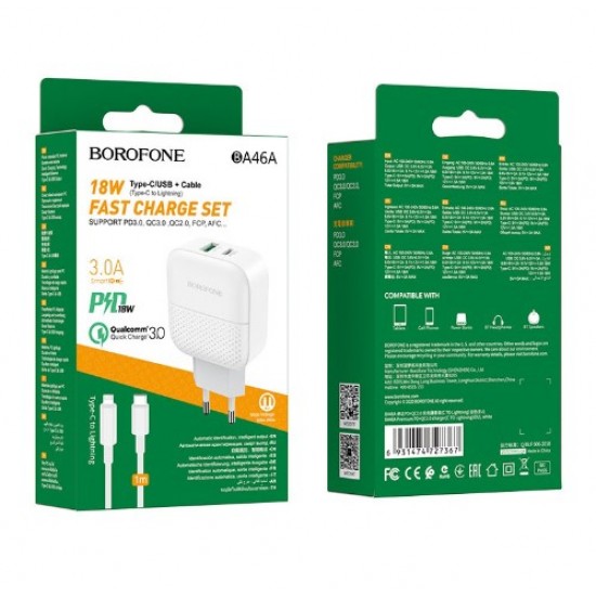 Φορτιστής 18W Dual Port για iPhone κινητά 