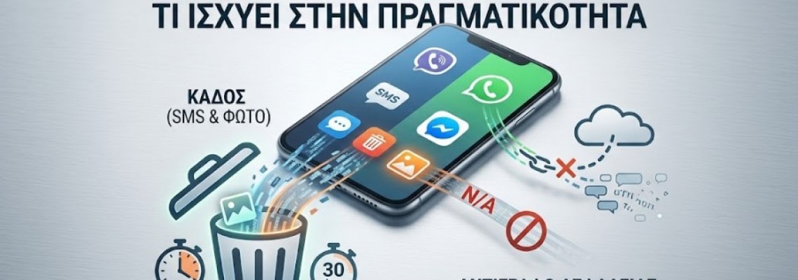 Η αλήθεια για την ανάκτηση διαγραμμένων μηνυμάτων και φωτογραφιών