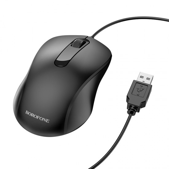 Επαγγελματικό Mouse Borofone με καλώδιο