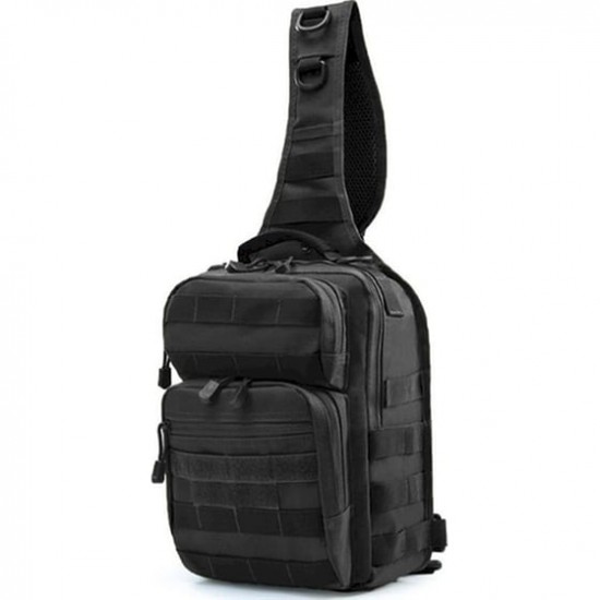 Τσάντα ώμου/χιαστί Black Commando ανθεκτική σε όλες τις συνθήκες