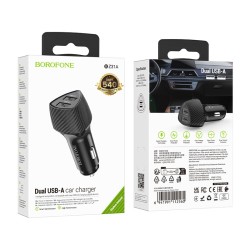 Borofone Φορτιστής Αυτοκινήτου Dual Port (2x USB-A) – Γρήγορη Φόρτιση
