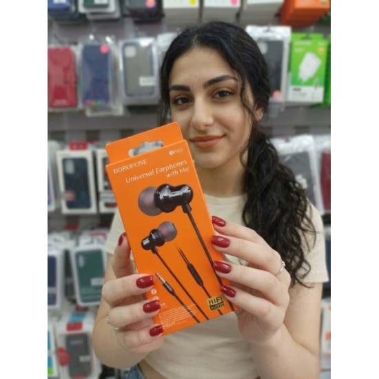 BOROFONE Handsfree Ακουστικά με Μικρόφωνο – Καθαρός Ήχος & Άνεση