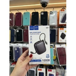 Power Bank 10000mAh με Γρήγορη Φόρτιση 18W και Ενσωματωμένα Καλώδια USB-C / Lightning