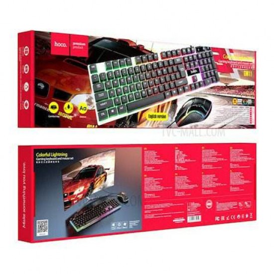 Πληκτρολόγιο Hoco Gaming + Mouse Gaming