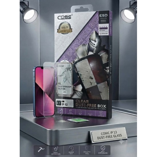 Conic Dust-Free Box: Το Απόλυτο Κιτ Προστασίας Οθόνης για iPhone 13/13 Pro/14
