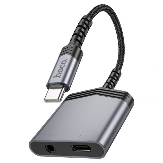 Αντάπτορας USB-C σε USB-C(θηλυκό) και Θύρα Ακουστικών 3.5mm για Φόρτιση και Ήχο