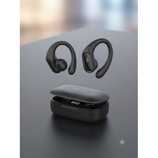 Hoco Bluetooth Ear Hook επαγγελματικά με ενδειξη μπαταρίας και ενεργοποίηση φωνητικού βοηθού