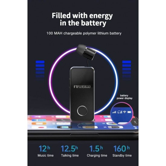 Fineblue F2 Pro Bluetooth 12,5 συνεχόμενης ομιλίας