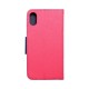 Fancy Book θήκη για APPLE IPHONE X Ροζ/Μπλε