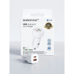 Φορτιστής Αυτοκινήτου Borofone 38W Ταχείας Φόρτισης Μικρό Μέγεθος