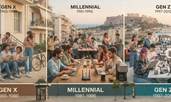 Gen X, Millennials και Gen Z: Ποιοι έζησαν καλύτερα στην Ελλάδα;