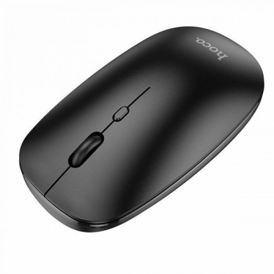 Ασύρματο Mouse Hoco lightweight design, αθόρυβο χρώματος μαύρου