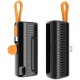 Mini Power Bank 5000mAh(Τype-c) με δεύτερο Ενσωματωμένο Καλώδιο Lightning – Άμεση Φόρτιση Κινητού