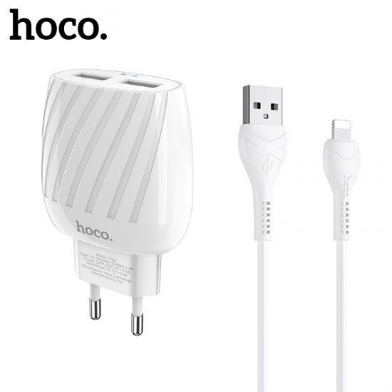 Φορτιστής Hoco Dual Port 