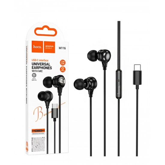 Hoco Handsfree Type-C – Ήχος Υψηλής Ποιότητας & Απόλυτη Άνεση(Τype-c)