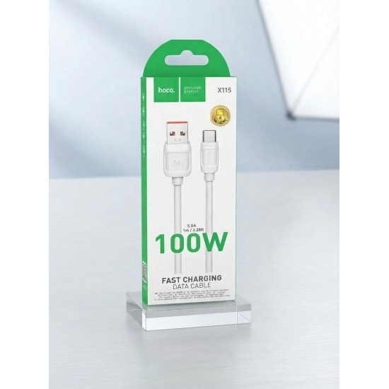 Hoco Καλώδιο USB σε USB-C 100W γρήγορη φόρτιση