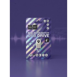 Hoco Mini USB Flash Drive 8GB – Ανθεκτικό USB Stick Αυτοκινήτου