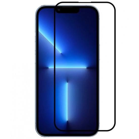 Γυαλί προστασίας οθόνης για iPhone 15 (FULL COVER)