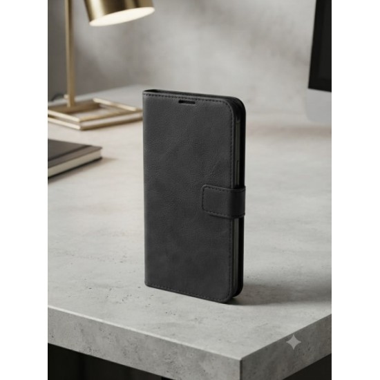 Θήκη Book Wallet για iPhone 17 Air - Μαύρη