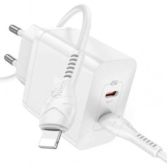 Ταχυφορτιστής 45W Dual Port(δύο συσκευές) USB-C