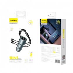 Ταχυφορτιστής αυτοκινήτου Pavareal 3 σε 1 (120W)