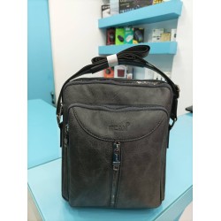 Τσαντάκι ώμου MCAN επαγγελματικό χρώματος γκρι