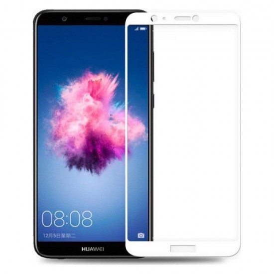Προστασία Οθόνης Huawei P Smart Full Cover White 