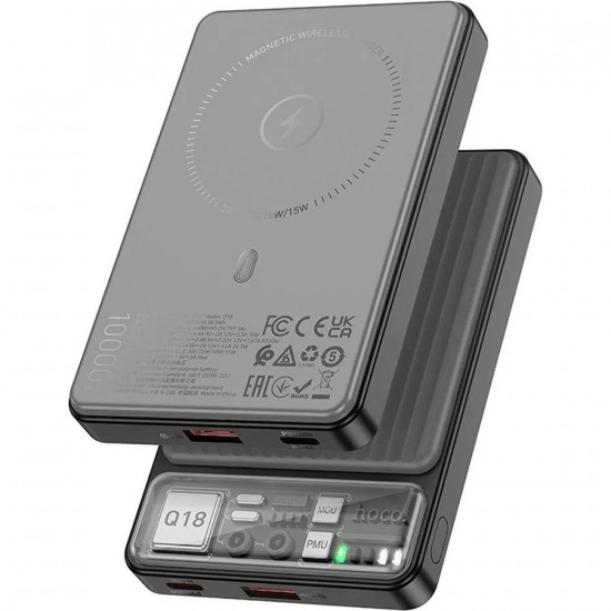 Μαγνητικό Power Bank 10.000mAh με Ασύρματη & Ενσύρματη Γρήγορη