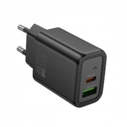 Φορτιστής ταχείας φόρτισης  USB-C/Α Hoco 20W 