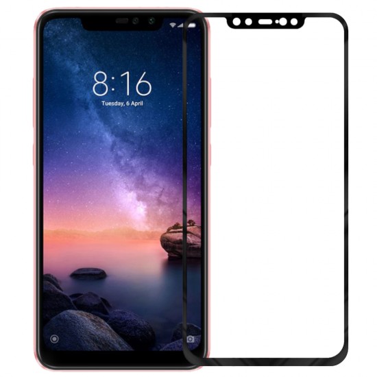 Προστασία Οθόνης Redmi Note 6 Pro Full Cover Black 
