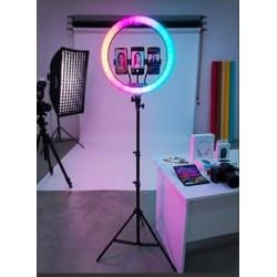 Επαγγελματικό RGB LED Ring Light με Τρίποδο