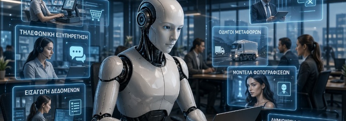 Επαγγέλματα που πιθανόν να αντικαταστήσει η Τεχνητή Νοημοσύνη στο μέλλον