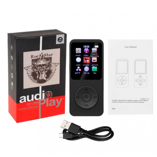 RockStar Audio Play MP3/MP4 Player – Η μουσική στα χέρια σου
