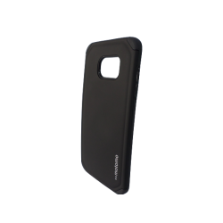 Θήκη Backcover TPU +PC Samsung S7 Edge Μαύρο