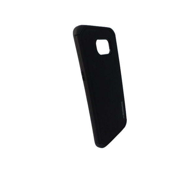 Θήκη Backcover TPU +PC Samsung S7 Edge Μαύρο