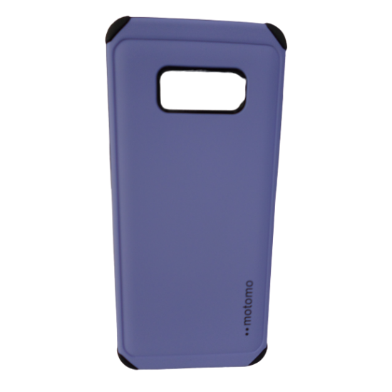 Θήκη Backcover TPU + PC Samsung S8 Mοβ