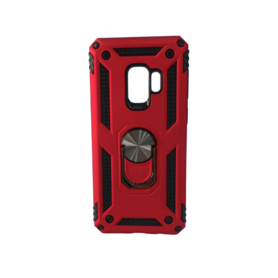 Θήκη Backcover Samsung S9 Κόκκινο με Ring Holder 