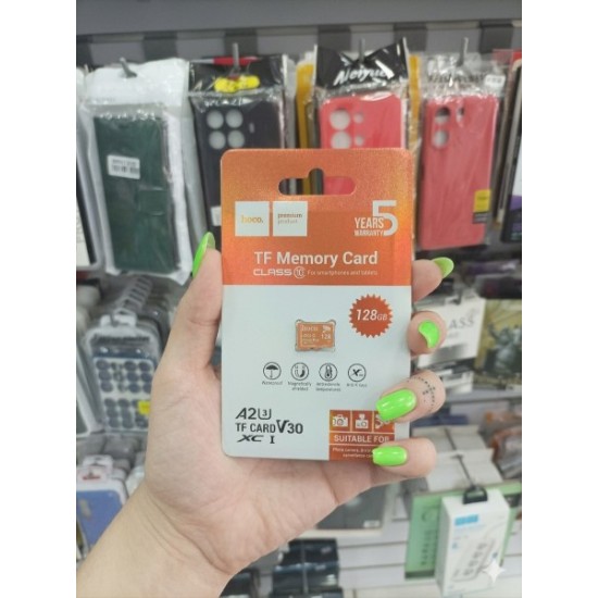 Κάρτα Μνήμης Hoco Micro SD 128GB – Υψηλή Ταχύτητα