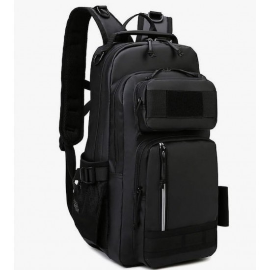 Backpack Black Panther Squat ανθεκτικό σε όλες τις συνθήκες με πολλαπλές τσέπες