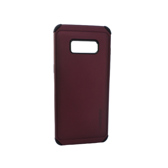 Θήκη Backcover TPU + PC Samsung S8 Μπορντό 