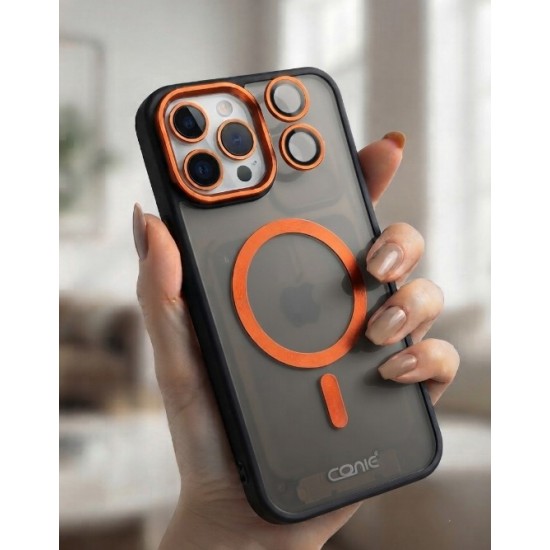 Θήκη Conie Premium MagSafe για iPhone 13/14 με εξτρα lens προστασιας καμερας-Δαχτυλίδι βάση