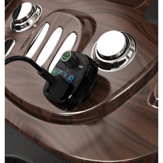 Φορτιστής αυτοκινήτου και transmitter με δύο υποδοχές