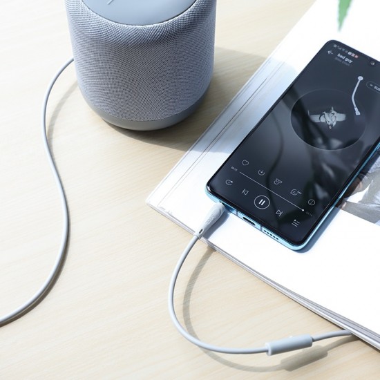 Hoco Kαλώδιο 3.5mm αρσενικό - Μαύρο 1 μέτρο